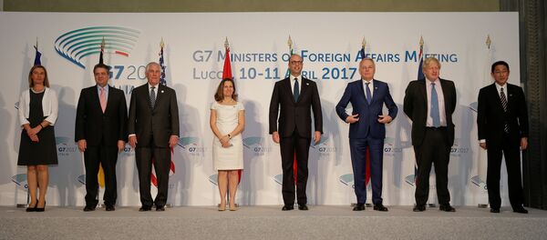 Los ministros de Exteriores del G7 (Archivo) - Sputnik Mundo
