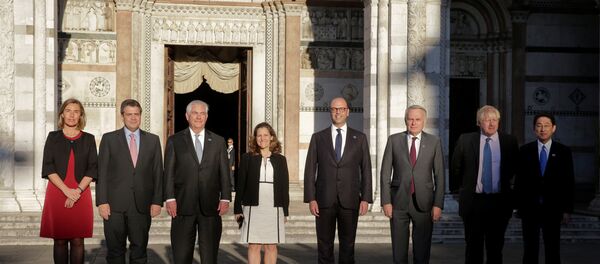 Los ministros de Exteriores del G7 en Lucca - Sputnik Mundo