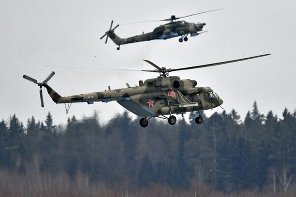 Las Fuerzas Aéreas rusas se preparan para el desfile del Día de la Victoria - Sputnik Mundo