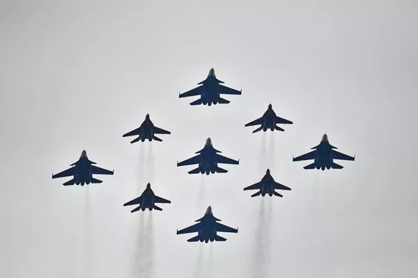 Las Fuerzas Aéreas rusas se preparan para el desfile del Día de la Victoria Las Fuerzas Aéreas rusas se preparan para el desfile del Día de la Victoria - Sputnik Mundo