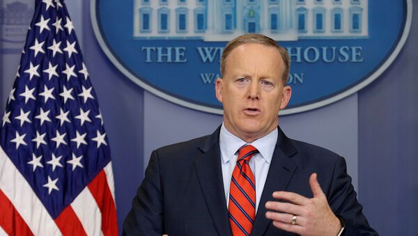 Sean Spicer, portavoz de la Casa Blanca - Sputnik Mundo