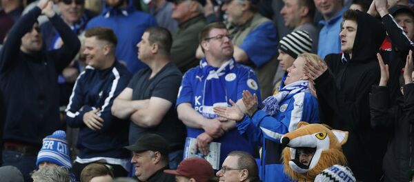 Hinchas de Leicester City (archivo) - Sputnik Mundo