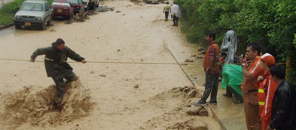 Inundación en Bucaramanga, Colombia (archivo) - Sputnik Mundo