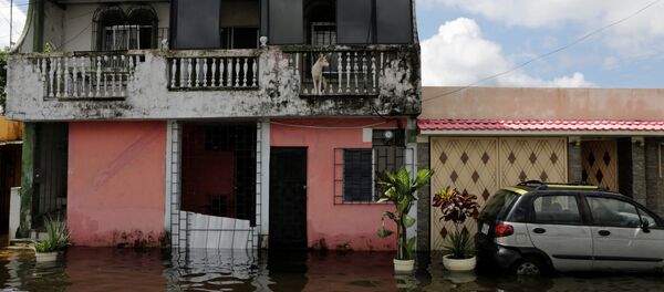 Inundacíon en Ecuador - Sputnik Mundo