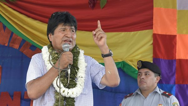 Evo Morales, presidente de Bolivia Evo Morales, presidente de Bolivia - Sputnik Mundo