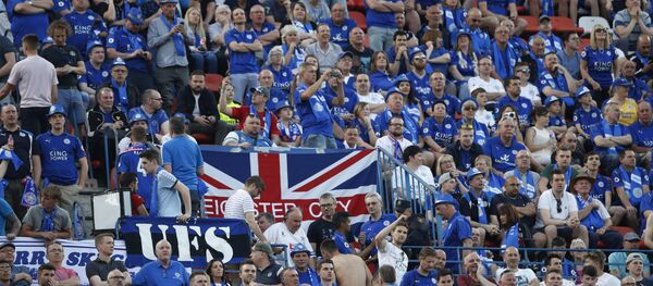 Hinchas de Leicester City (archivo) - Sputnik Mundo