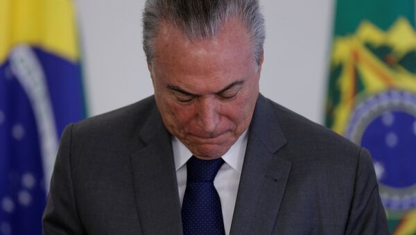 Michel Temer, presidente de Brasil - Sputnik Mundo