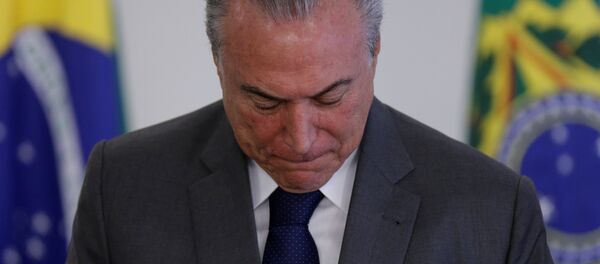 Michel Temer, presidente de Brasil - Sputnik Mundo
