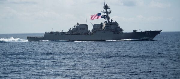 El buque estadounidense USS Wayne E. Meyer (archivo) - Sputnik Mundo