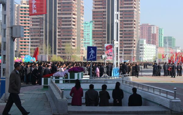 La ceremonia de la inauguración del distrito Ryomyong en Pyongyang La ceremonia de la inauguración del distrito Ryomyong en Pyongyang - Sputnik Mundo
