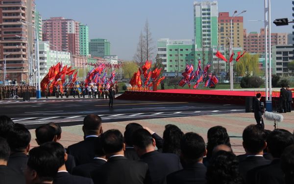 La ceremonia de la inauguración del distrito Ryomyong en Pyongyang La ceremonia de la inauguración del distrito Ryomyong en Pyongyang - Sputnik Mundo