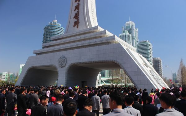 La ceremonia de la inauguración del distrito Ryomyong en Pyongyang La ceremonia de la inauguración del distrito Ryomyong en Pyongyang - Sputnik Mundo