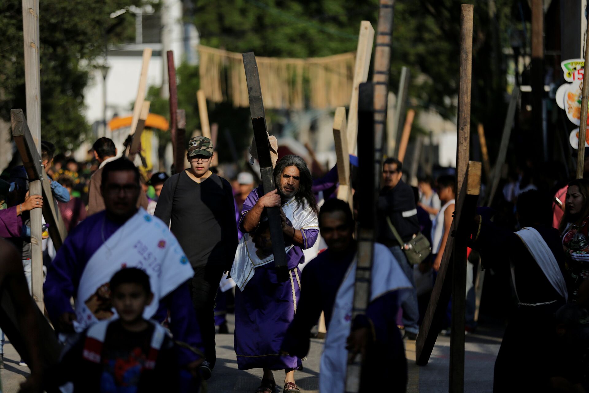 Viacrucis en en la Ciudad de México - Sputnik Mundo, 1920, 14.04.2022