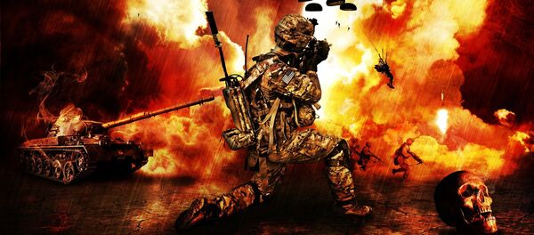 Un soldado estadounidense durante la guerra - Sputnik Mundo