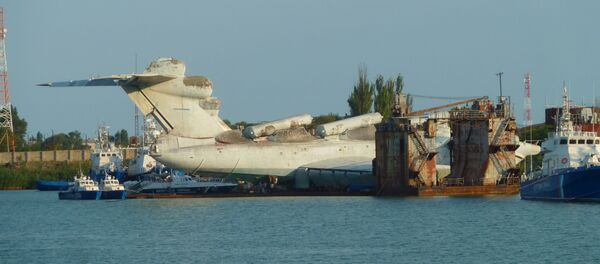 Ekranoplano portamisiles Lun (archivo) - Sputnik Mundo