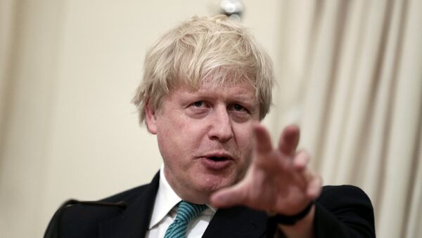 Boris Johnson, ministro de Exteriores del Reino Unido - Sputnik Mundo