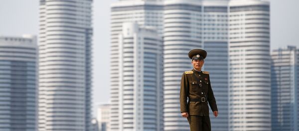 Un soldado norcoreano en Pyongyang, Corea del Norte - Sputnik Mundo