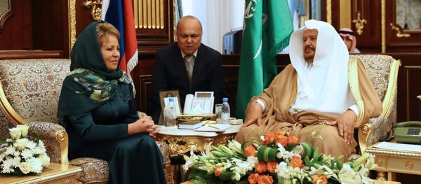 Valentina Matvienko durante su visita a Arabia Saudí - Sputnik Mundo
