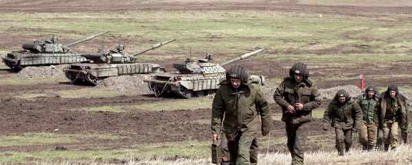 Los soldados de la república autoproclamada de Lugansk - Sputnik Mundo