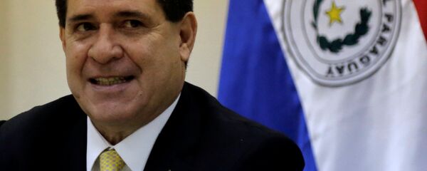 Horacio Cartes, presidente de Paraguay - Sputnik Mundo