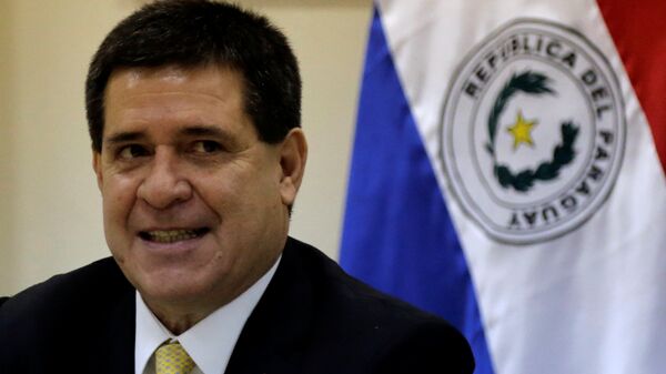 Horacio Cartes, presidente de Paraguay - Sputnik Mundo