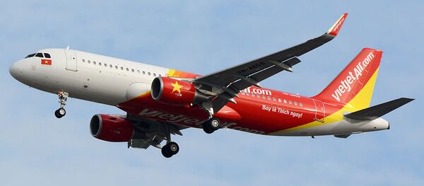 Avión de la compañía AirJetAir Avión de la compañía AirJetAir - Sputnik Mundo