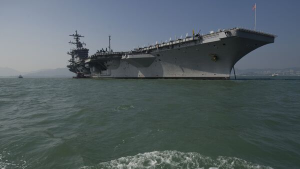 El portaviones estadounidense USS Carl Vinson (Archivo) - Sputnik Mundo