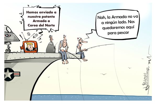 ¿Dónde está la potente armada de Donald Trump? - Sputnik Mundo