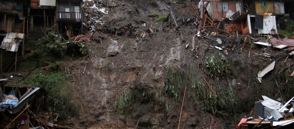 Derrumbe en Manizales, Colombia - Sputnik Mundo