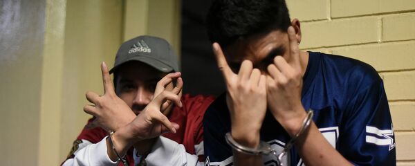Pandilleros de Mara Salvatrucha (archivo) - Sputnik Mundo