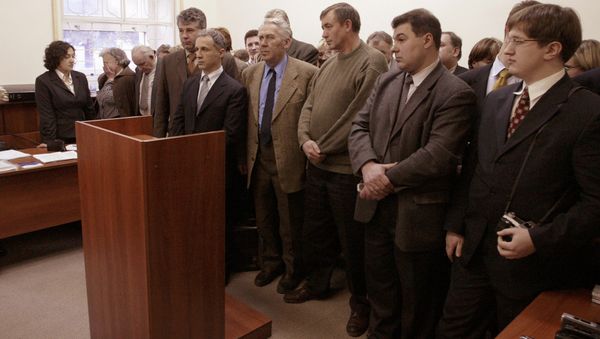 Miembros de los Testigos de Jehová durante el juicio en Moscú (archivo) Miembros de los Testigos de Jehová durante el juicio en Moscú (archivo) - Sputnik Mundo