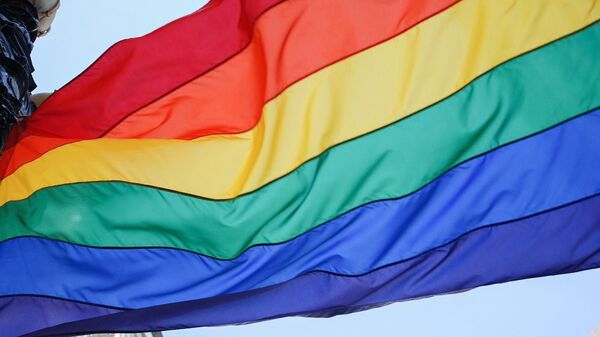 Bandera arcoíris, símbolo del movimiento LGBT - Sputnik Mundo