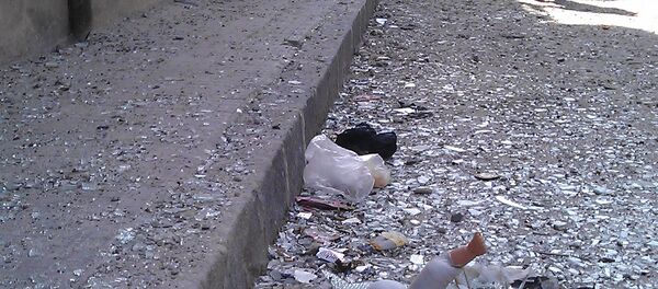 Consecuencias de la guerra en la ciudad de Homs, Siria, 22 de abril de 2012 - Sputnik Mundo