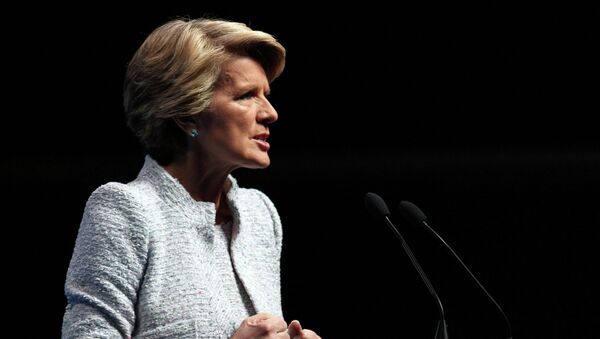 Julie Bishop, ministra australiana de Exteriores - Sputnik Mundo