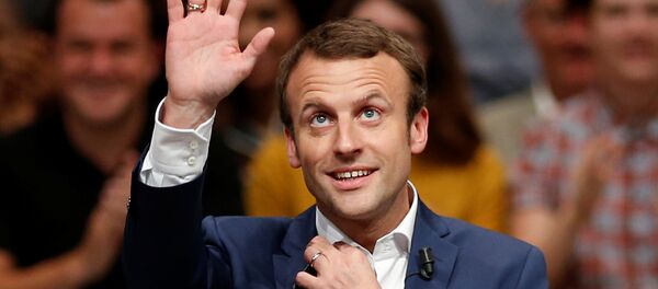 Emmanuel Macron, candidato presidencial de Francia - Sputnik Mundo