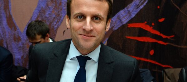 Emmanuel Macron, candidato presidencial de Francia (archivo) - Sputnik Mundo