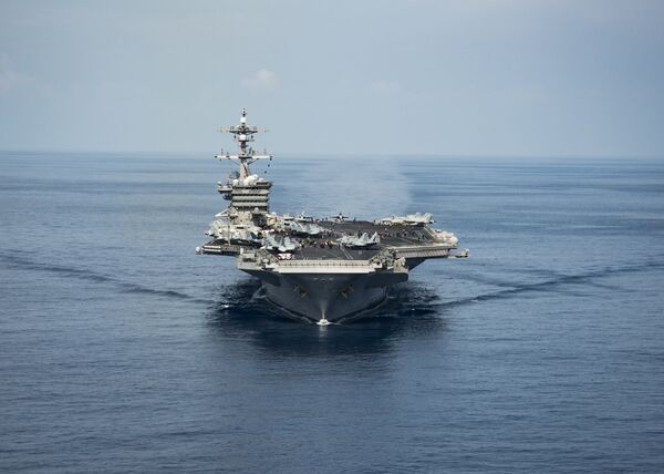 El portaviones USS Carl Vinson (archivo) - Sputnik Mundo