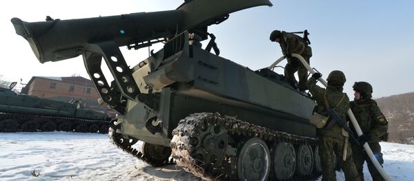 Учения отдельного батальона морской инженерной службы Тихоокеанского флота - Sputnik Mundo