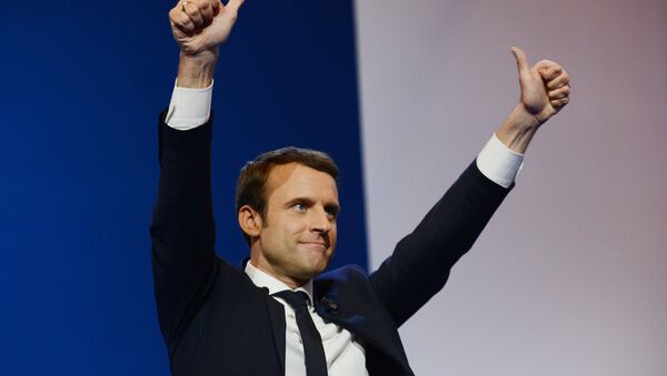 Emmanuel Macron, presidente electo de Francia - Sputnik Mundo