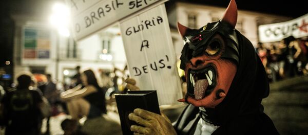 Protestas contra Michel Temer (archivo) - Sputnik Mundo