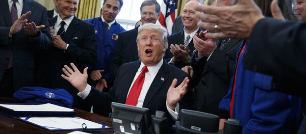 El presidente de EEUU, Donald Trump - Sputnik Mundo