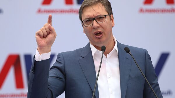 Aleksandar Vucic, el presidente de Serbia - Sputnik Mundo