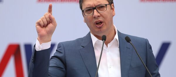 Aleksandar Vucic, el presidente de Serbia - Sputnik Mundo