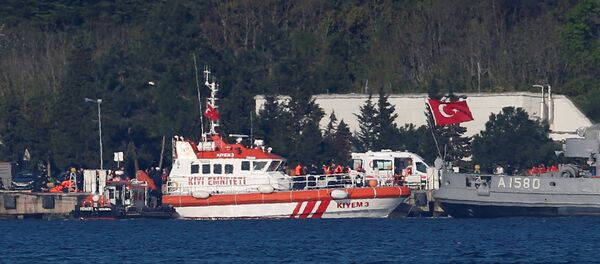 Buque de rescate turco Buque de rescate turco - Sputnik Mundo