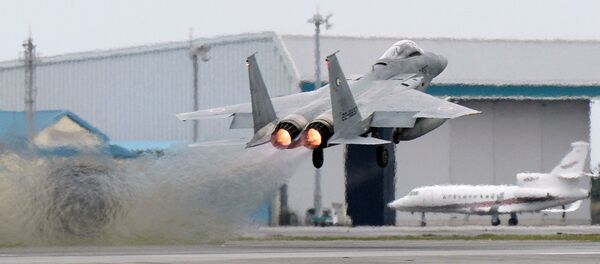 Caza F-15 japonés (archivo) Caza F-15 japonés (archivo) - Sputnik Mundo