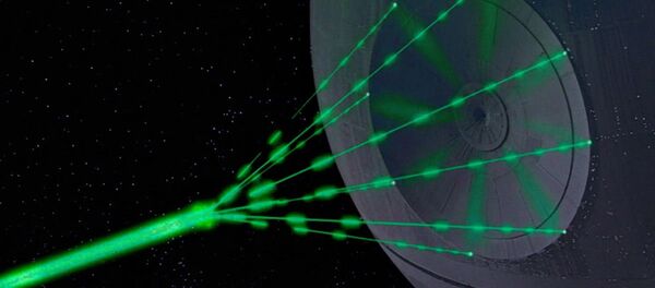 Súper láser de la Estrella de la Muerte en la película 'Star Wars: Episode IV - A New Hope' - Sputnik Mundo
