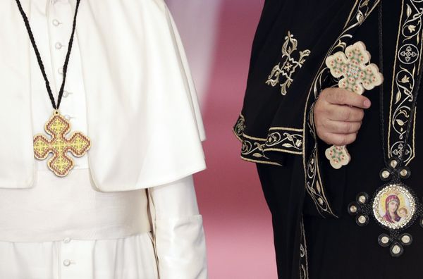 El papa Francisco y el papa Copto Teodoro II El papa Francisco y el papa Copto Teodoro II - Sputnik Mundo