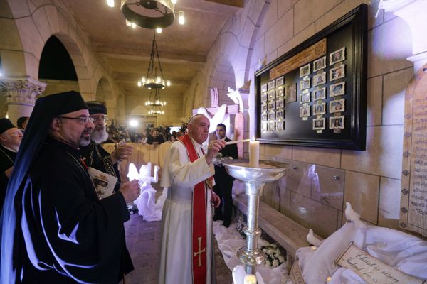 El papa Francisco y el papa Copto Teodoro II El papa Francisco y el papa Copto Teodoro II - Sputnik Mundo
