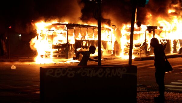 Protestas en Río de Janeiro - Sputnik Mundo