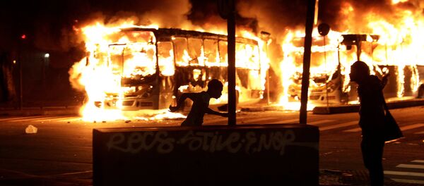 Protestas en Río de Janeiro - Sputnik Mundo